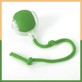 Cat Toy Self-Hi Funny Cat Rolling Ball Pets Relief Toy Pet Products (Option: With rope Green)