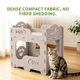 Only Self Pickup---Double Cat Bed (Option: White)